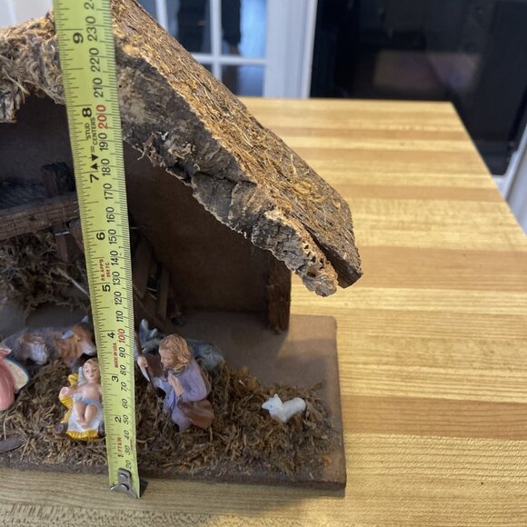 Vintage Italian Nativity Set Christmas Manger Scene Figures Made In Italy - Picture 15 of 16